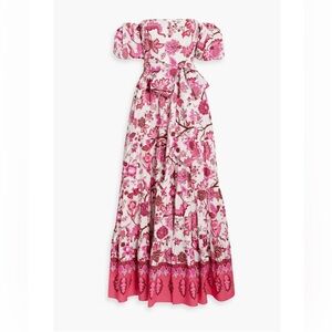 CARA CARA
Wethersfield off-the-shoulder printed cotton-poplin maxi dress